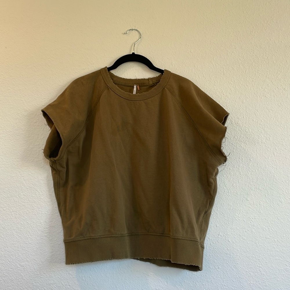 Free People distressed sweatshirt